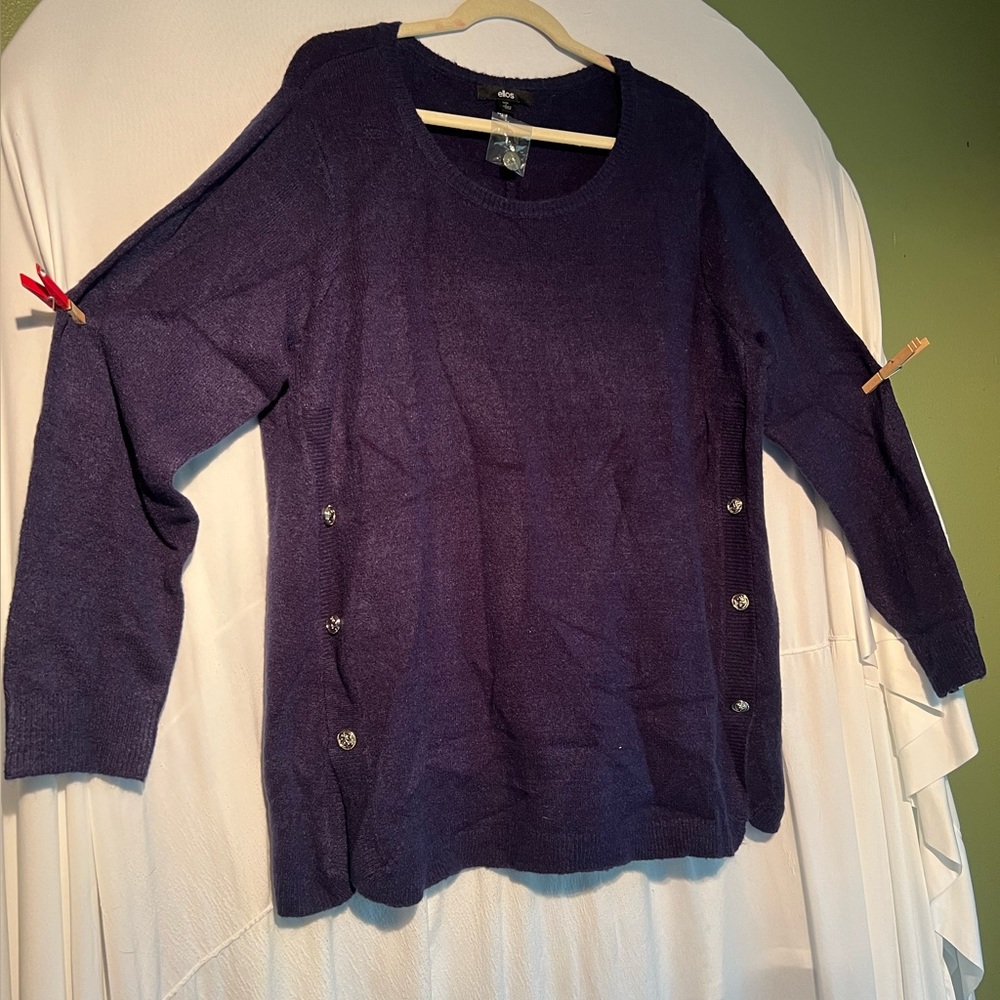 Winter Ellos Long Sleeve Tee Purple (18/20)